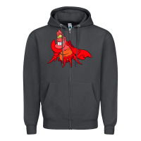 Smoke The Little Mermaid Sebastian Costume Zipper Hoodie - linhVisuals