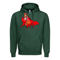 Sports Green The Little Mermaid Sebastian Costume Zipper Hoodie - linhVisuals