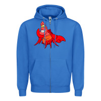 True Royal The Little Mermaid Sebastian Costume Zipper Hoodie - linhVisuals