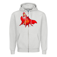 Dove Grey The Little Mermaid Sebastian Costume Zipper Hoodie - linhVisuals