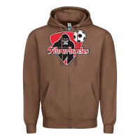 Chestnut atlanta silverbacks Zipper Hoodie - linhVisuals
