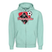 Seafoam atlanta silverbacks Zipper Hoodie - linhVisuals