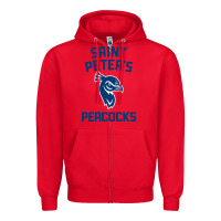 Red #st peters peacocks Zipper Hoodie - linhVisuals