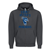 Smoke #st peters peacocks Zipper Hoodie - linhVisuals