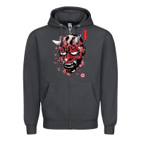 Smoke darth oni Zipper Hoodie - linhVisuals