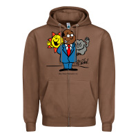 Chestnut al roker Zipper Hoodie - linhVisuals