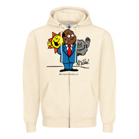 Sandshell al roker Zipper Hoodie - linhVisuals