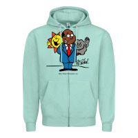 Seafoam al roker Zipper Hoodie - linhVisuals