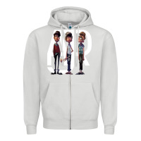 Dove Grey ajr [tb] Zipper Hoodie - linhVisuals