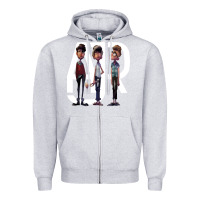 Heather Grey ajr [tb] Zipper Hoodie - linhVisuals