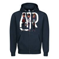 Navy ajr [tb] Zipper Hoodie - linhVisuals