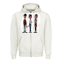 Oatmeal Heather ajr [tb] Zipper Hoodie - linhVisuals
