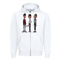 White ajr [tb] Zipper Hoodie - linhVisuals