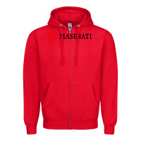 Red masearti car essential Zipper Hoodie - linhVisuals