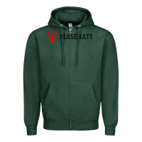 Sports Green masearti car essential Zipper Hoodie - linhVisuals