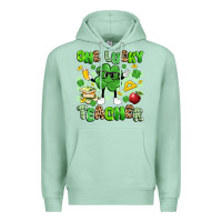 Seafoam one lucky teacher Premium Hoodie - Artiststas