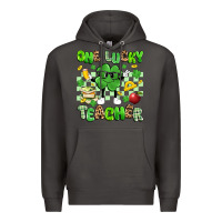 Smoke one lucky teacher Premium Hoodie - Artiststas