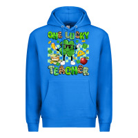 True Royal one lucky teacher Premium Hoodie - Artiststas