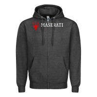 Charcoal Heather masearti car essential Zipper Hoodie - linhVisuals