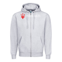 Heather Grey masearti car essential Zipper Hoodie - linhVisuals