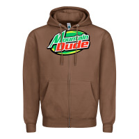 Chestnut #mountain dude Zipper Hoodie - linhVisuals