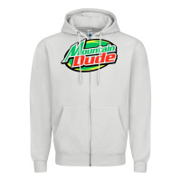 Dove Grey #mountain dude Zipper Hoodie - linhVisuals