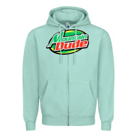 Seafoam #mountain dude Zipper Hoodie - linhVisuals