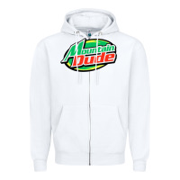 White #mountain dude Zipper Hoodie - linhVisuals
