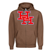 Chestnut herbert hoover high school (west virginia) Zipper Hoodie - linhVisuals
