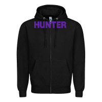Black hunter college high school Zipper Hoodie - linhVisuals