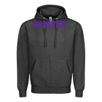 Charcoal Heather hunter college high school Zipper Hoodie - linhVisuals