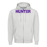 Dove Grey hunter college high school Zipper Hoodie - linhVisuals