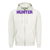 Oatmeal Heather hunter college high school Zipper Hoodie - linhVisuals
