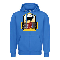 True Royal angus beef Zipper Hoodie - linhVisuals