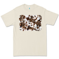 Bone cowhide leopard background Premium Tee - RanaPortraitStore