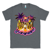 Charcoal Heather Hot mom summer mother' say Classic Tee - HowdyJamesFarm