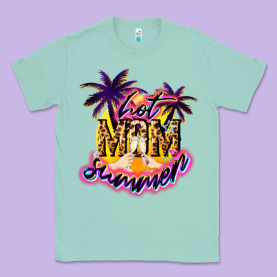 Hot Mom Summer Mother' Say Classic Tee Designed By Howdyjamesfarm