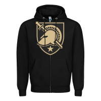 Black army west point Zipper Hoodie - linhVisuals