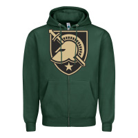 Sports Green army west point Zipper Hoodie - linhVisuals