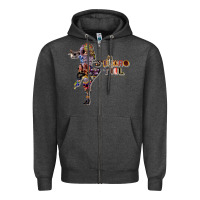 Charcoal Heather Jethro Tull Zipper Hoodie - linhVisuals