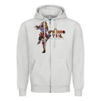 Dove Grey Jethro Tull Zipper Hoodie - linhVisuals