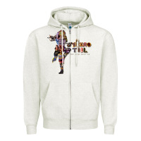 Oatmeal Heather Jethro Tull Zipper Hoodie - linhVisuals