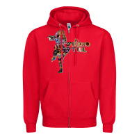 Red Jethro Tull Zipper Hoodie - linhVisuals
