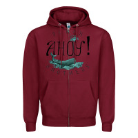 Burgundy Punch Brothers Zipper Hoodie - linhVisuals