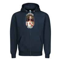 Navy it should have been lars Zipper Hoodie - linhVisuals