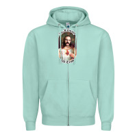 Seafoam it should have been lars Zipper Hoodie - linhVisuals