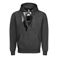 Charcoal Heather copy Zipper Hoodie - linhVisuals