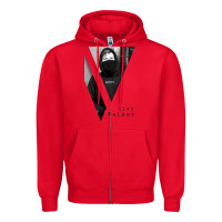 Red copy Zipper Hoodie - linhVisuals