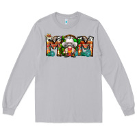 Moon Dust Mom Cowboy Gnome Long Sleeve Tee - CowhideDigitalArt