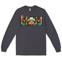 Smoke Mom Cowboy Gnome Long Sleeve Tee - CowhideDigitalArt